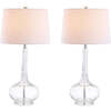 Bette 28.5" Glass Teardrop LED Table Lamp, Clear (Set of 2) - Lighting - 1 - thumbnail