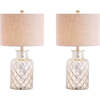 Alvord 24.5" LED Glass Table Lamp, Mercury Silver (Set of 2) - Lighting - 1 - thumbnail