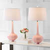 Bette 28.5" Glass Teardrop LED Table Lamp, Pink (Set of 2) - Lighting - 2
