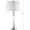 Emma 29.5" Crystal LED Table Lamp, Clear (Set of 2) - Lighting - 5 - thumbnail