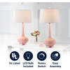 Bette 28.5" Glass Teardrop LED Table Lamp, Pink (Set of 2) - Lighting - 4