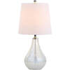 Mona 20" Mini LED Table Lamp, Mosaic White - Lighting - 1 - thumbnail