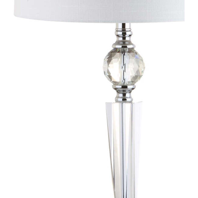 Emma 29.5" Crystal LED Table Lamp, Clear (Set of 2) - Lighting - 7