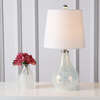 Mona 20" Mini LED Table Lamp, Mosaic White - Lighting - 2