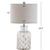 Alvord 24.5" LED Glass Table Lamp, Mercury Silver (Set of 2) - Lighting - 5
