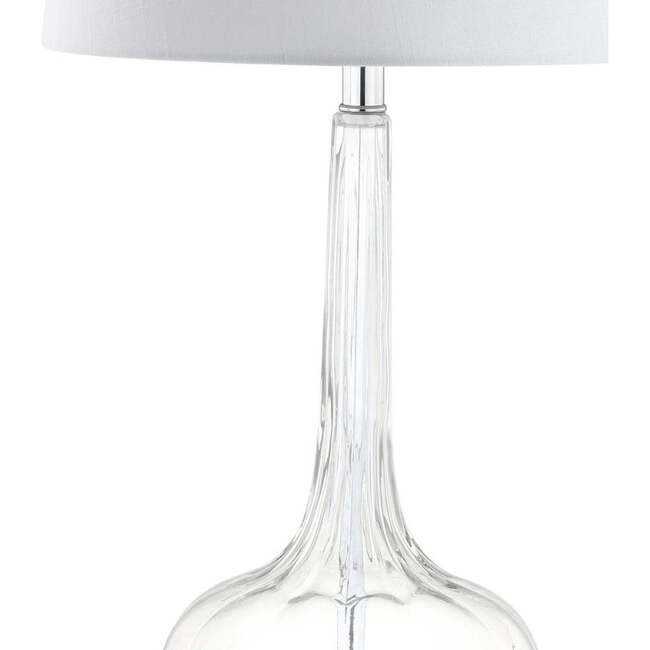 Bette 28.5" Glass Teardrop LED Table Lamp, Clear (Set of 2) - Lighting - 6
