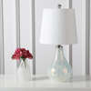 Mona 20" Mini LED Table Lamp, Mosaic White - Lighting - 5