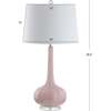 Bette 28.5" Glass Teardrop LED Table Lamp, Pink (Set of 2) - Lighting - 5
