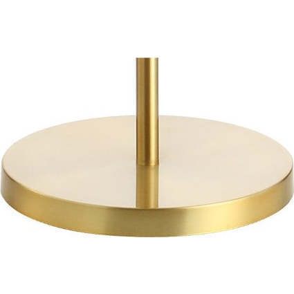 Vaughn 60" Modern Metal/Resin LED Floor Lamp, Brass Gold/White - Lighting - 7