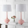 Bette 28.5" Glass Teardrop LED Table Lamp, Pink (Set of 2) - Lighting - 6