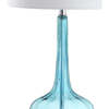 Bette 28.5" Glass Teardrop LED Table Lamp, Aqua (Set of 2) - Lighting - 6