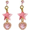 Rhinestone Heart Earrings - Earrings - 1 - thumbnail