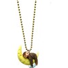 Glow-In-The-Dark Sleepy Sloth Necklace - Necklaces - 1 - thumbnail