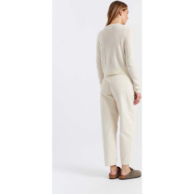 Cloud Cashmere Cardigan, Cream - Sweaters - 3