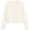 Cloud Cashmere Cardigan, Cream - Sweaters - 4