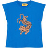 Tiger Tank T-Shirt, Blue - T-Shirts - 1 - thumbnail