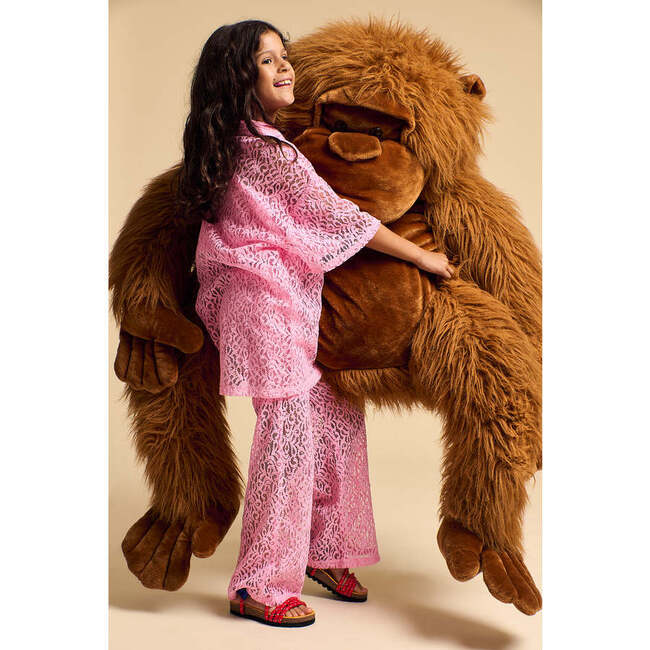 Pomegranate Lace Shirt, Pink - Shirts - 3