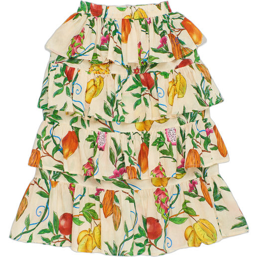 Passion Fruit Skirt, Beige - Skirts - 1