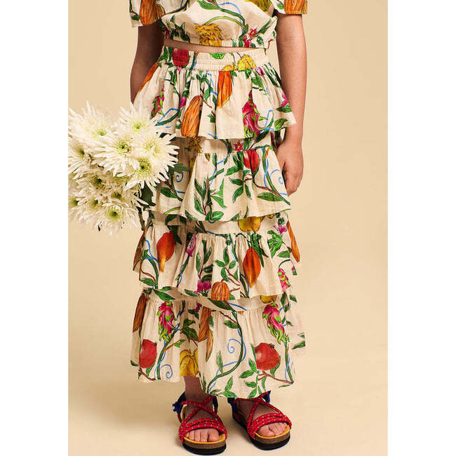 Passion Fruit Skirt, Beige - Skirts - 3