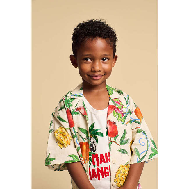 Monkey Forest Tank, White - Tank Tops - 3