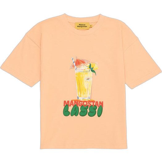 Lassi T-Shirt, Peach - T-Shirts - 1