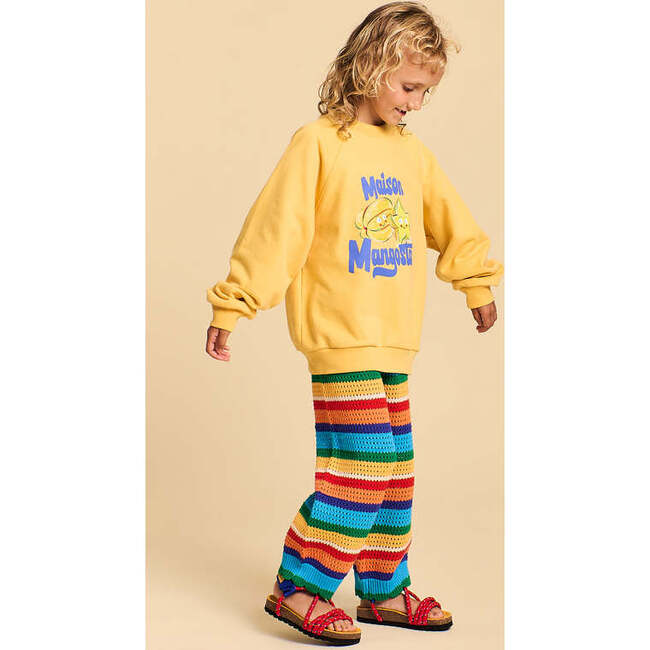 Carambola Logo Sweatshirt, Yellow - Sweatshirts - 2