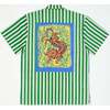 Adult Tiger Patchwork Shirt, Green - Shirts - 2