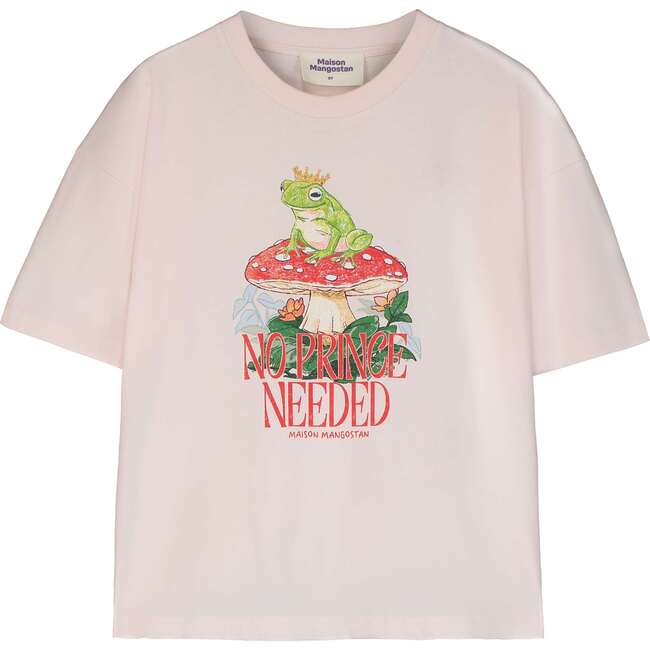 NO PRINCE T-SHIRT, BLUSH - T-Shirts - 1