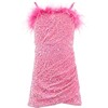 Shimmer Feather Mini Dress - Dresses - 1 - thumbnail