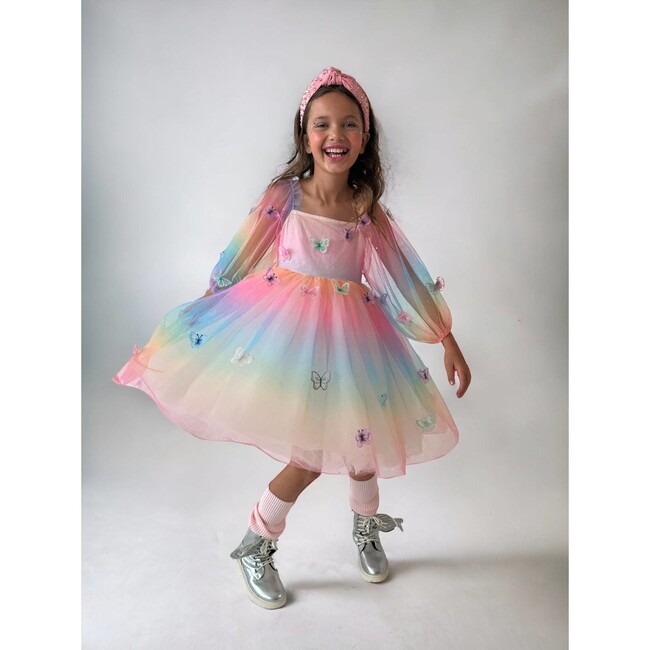 Rainbow Butterfly Ombre Dress