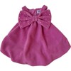 Big Bow Teddy Fleece Dress - Dresses - 1 - thumbnail