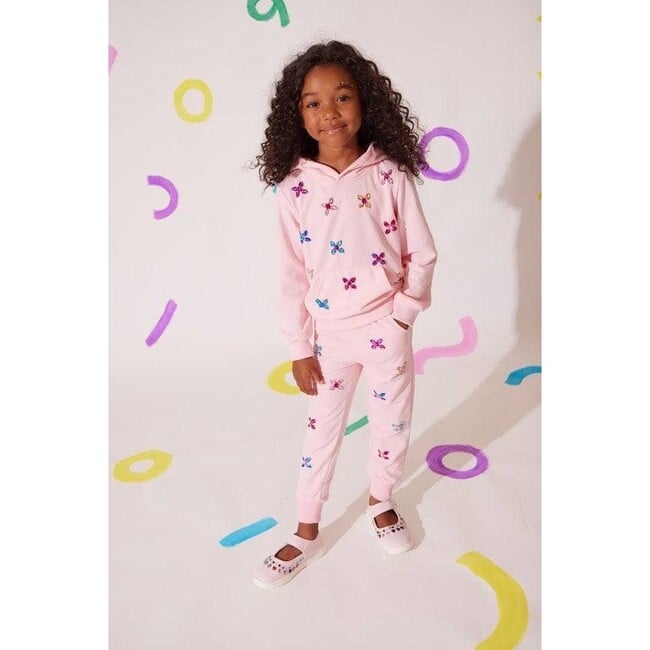 Pink Butterfly Gem Set - Mixed Apparel Set - 3