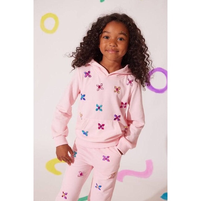 Pink Butterfly Gem Set - Mixed Apparel Set - 4