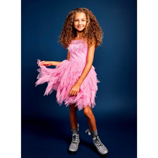 Pink Diamonds and Pearls Dress Pink - Dresses - 3