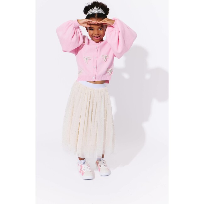 Pearl Bow Cardigan - Cardigans - 3