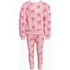 Ribbon Puff Sleeve Set Pink - Mixed Apparel Set - 1 - thumbnail