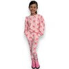 Ribbon Puff Sleeve Set Pink - Mixed Apparel Set - 2