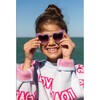 Crystal Encrusted Heart Sunnies Clear Pink - Sunglasses - 3