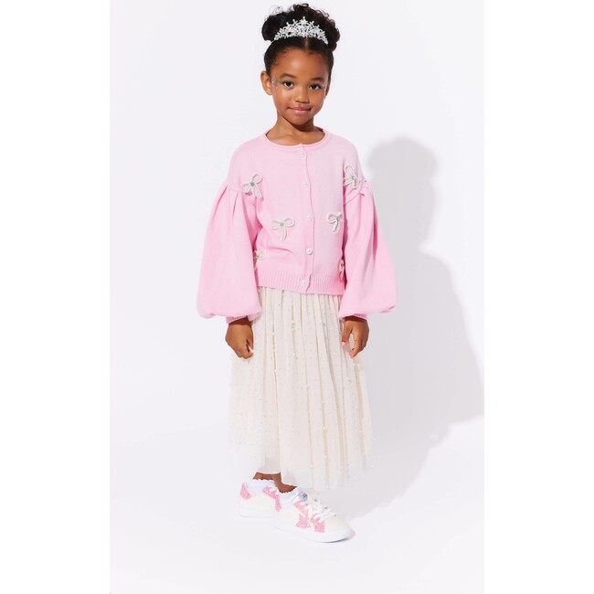 Pearl Bow Cardigan - Cardigans - 5