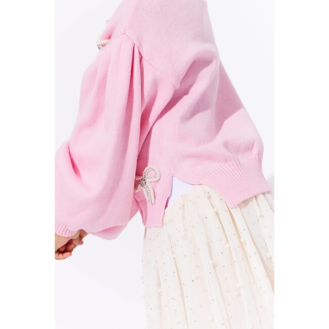 Pearl Bow Cardigan - Cardigans - 6