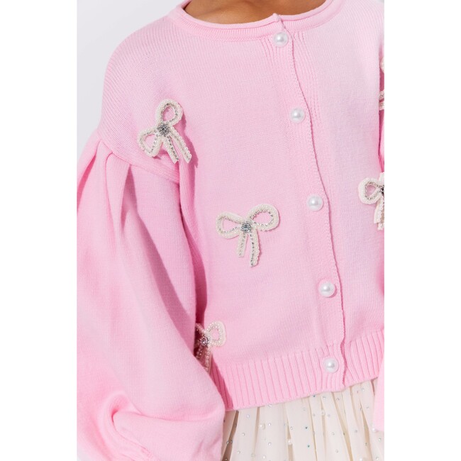 Pearl Bow Cardigan - Cardigans - 7
