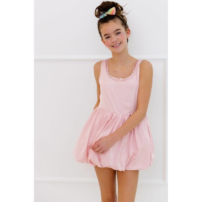 Pastel Gems Bubble Dress Pink - Dresses - 5