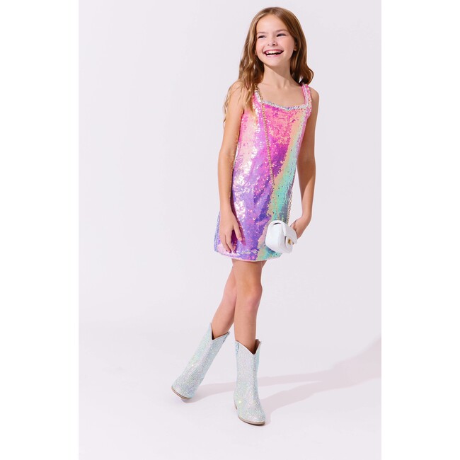 Sunset Ombre Shimmer Dress - Dresses - 4