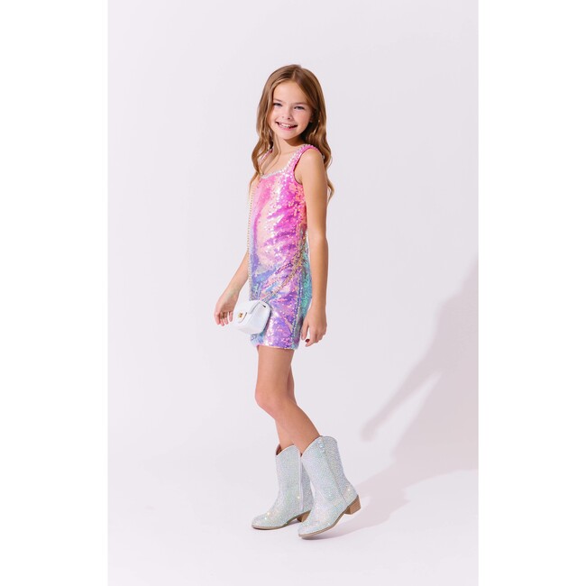 Sunset Ombre Shimmer Dress - Dresses - 5