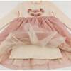 Multi Poms Heart Aria Tutu Dress, Natural - Dresses - 3