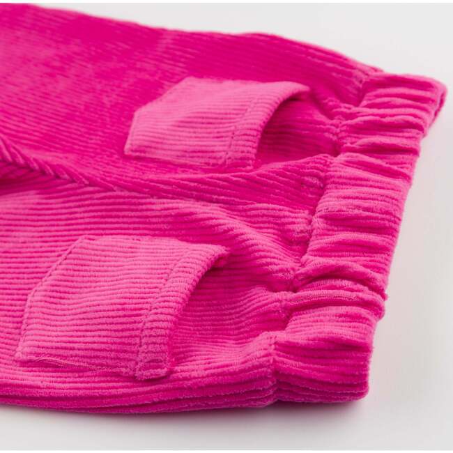 Corduroy Jegging, Bright Pink - Pants - 4