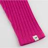 Wide Rib Plain Legging, Hot Pink - Leggings - 6