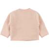 Multi Bows Heather Roll Edge Knitted Pullover, Pale Pink Heather - Sweaters - 7