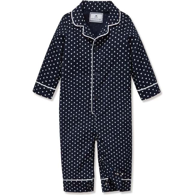 Infant Classic Romper in Midnight Hearts