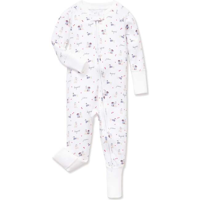 Infant Peekaboo Romper in Blushing Bows